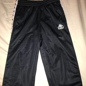 NWOT BLACK KAPPA TRACK PANTS
